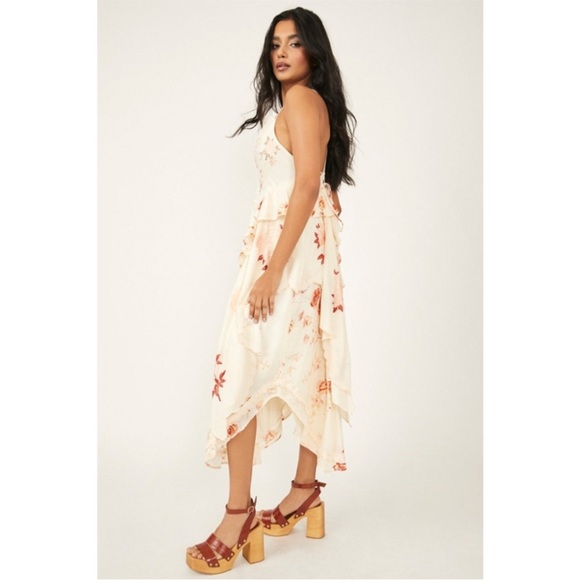 NEW Revolve Free People Audrey Dress Copper Rose Combo Small - Picture 7 of 17